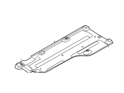 Kia 841253T000 Under Cover Assembly-FLO