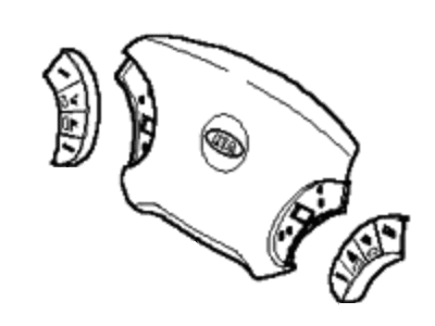 Kia 569003F920LK Steering Wheel Air Bag Module Assembly