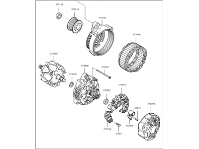 Kia 373003C210 Generator Assembly
