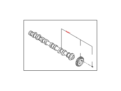 Kia 2410023550 CAMSHAFT Assembly