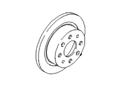 Kia 0K2AA26251 Disc-Rear Brake