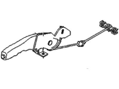 Kia 0K08A44150B Cable-Parking, Front