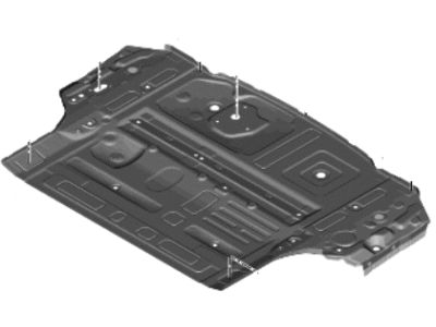 Kia 65513S9500 PANEL ASSY-REAR FLOO