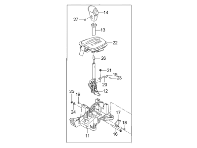 Kia 467002F260 Lever-Complete