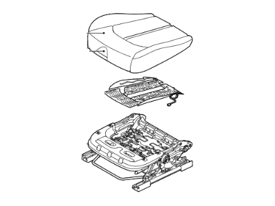 Kia 88100D5030H2R Cushion Assembly-Front Seat