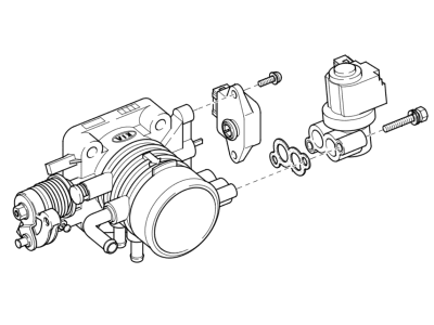 Kia 0K2NB13640A Body Assembly-Throttle