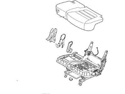 Kia 89100C6000C61 Cushion Assembly-2ND Seat