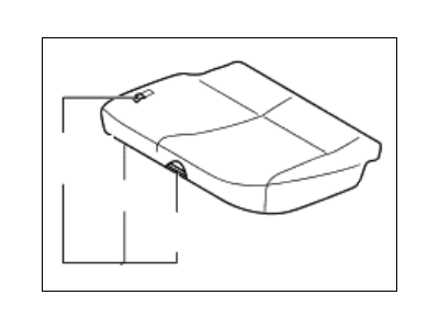 Kia 891004D144CS2 Cushion Assembly-3RD Seat