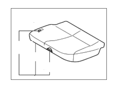 Kia 891004D132CS4 Cushion Assembly-3RD Seat