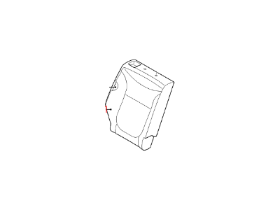 Kia 89460B2010CUS Rear Seat Back Covering, Right