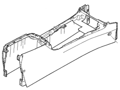 Kia 846101U005VA Console-Front