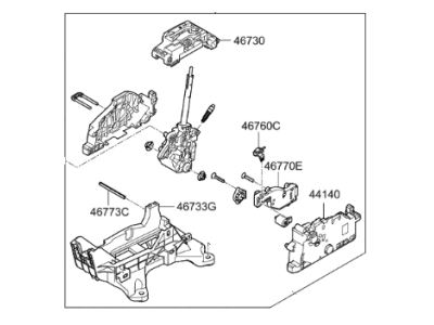 Kia 46700H2110 Lever Assembly-Atm