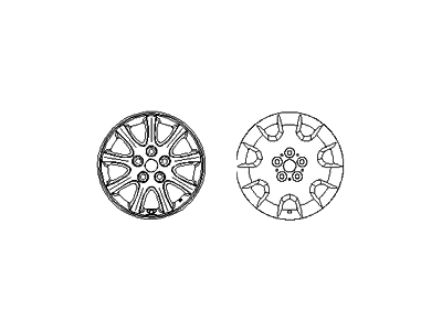 Kia 529103F350 Wheel Assembly-Aluminum