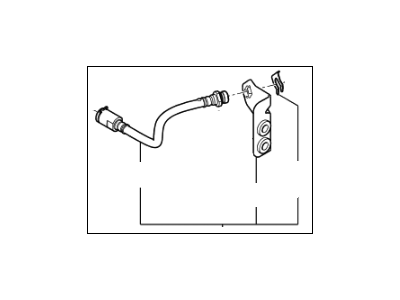 Kia 416382G100DS Hose Assy-Clutch