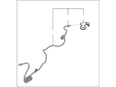 Kia 416302G000 Clutch Tube Assembly
