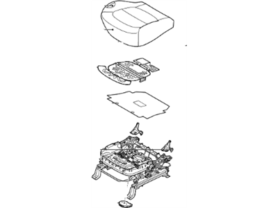 Kia 88100E4040ASK Cushion Assembly-Front Seat