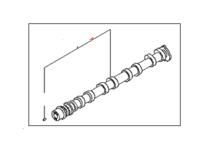 Hyundai 24700-3F300 Camshaft Assembly-Exhaust, RH