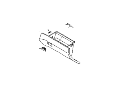 Kia 845102F100IM Glove Box Assembly