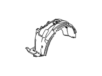 Kia 868123E000 Guard Assembly-Front Wheel