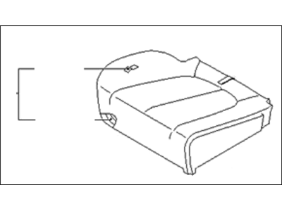 Kia 892001D050460 Cushion Assembly-Rear Seat