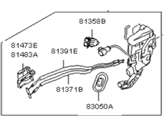OEM 2014 Kia Optima Front Door Latch & Actuator Assembly, Left - 813102T530