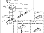 OEM 2007 Kia Optima Cylinder Assembly-Brake - 585102G210