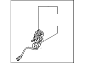 OEM 2007 Kia Spectra5 Rear Door Latch & Actuator Assembly, Left - 814102F010