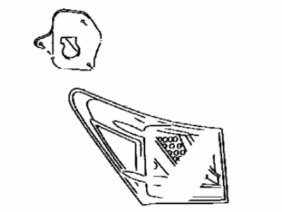 Lexus 81551-30C90 Lens & Body, Rear Combination Lamp