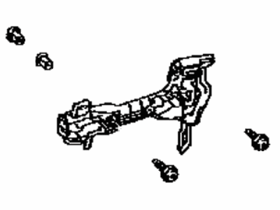 Lexus 69203-30072 Frame Sub-Assembly, Rear Door