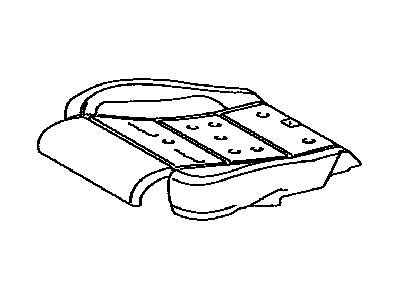 Lexus 71501-30140 Pad Sub-Assembly, Front Seat