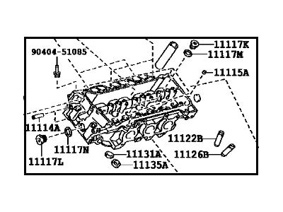 Lexus 11102-39037 Head Sub-Assy, Cylinder