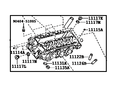 Toyota 11102-39315 Cylinder Head