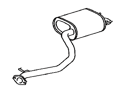 Lexus 17430-31B20 Exhaust Tail Pipe Assembly
