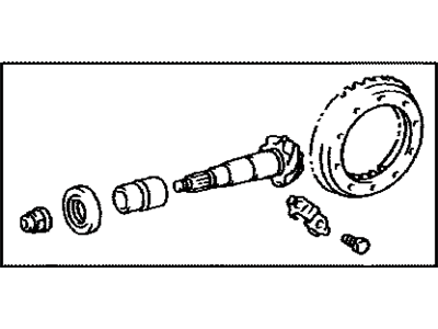 Lexus 41201-39717 Final Gear Kit, Differential