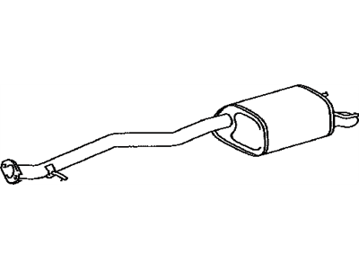 Lexus 17440-31080 Exhaust Tail Pipe Assembly, Left