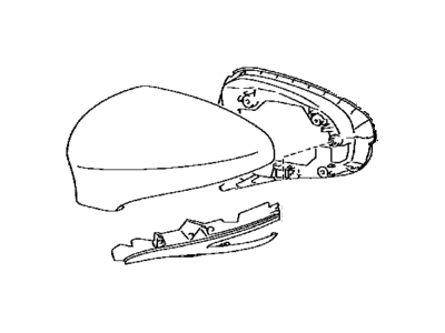 Lexus 8791A-50710-A0 Cover, Outer Mirror