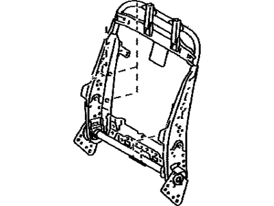 Lexus 71430-53201-C0 Back Assy, Front Seat, RH(For Separate Type)