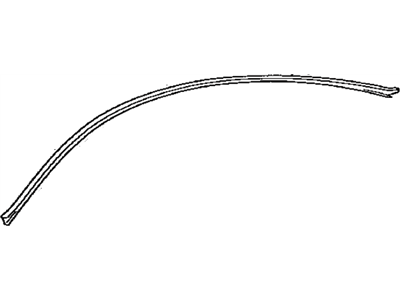 Lexus 75555-30110-A2 Moulding, Roof Drip Side Finish, Center RH