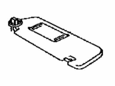 Lexus 74320-30A21-B0 Visor Assy, LH