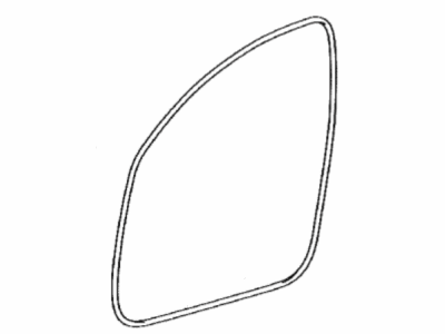 Lexus 62311-30250-C0 Weatherstrip, Front Door Opening Trim, RH