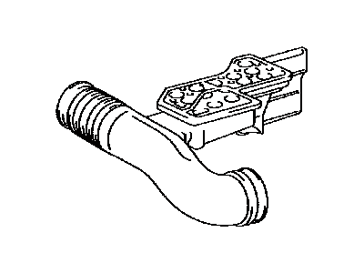 Lexus 17875-38020 Pipe, Intake Air Connector