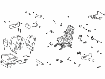 Lexus 71100-30B21-C0 Seat Assy, Front RH