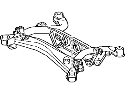 Lexus 51206-30080 Member Sub-Assy, Rear Suspension