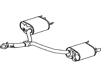 Lexus 17430-31550 Exhaust Tail Pipe Assembly