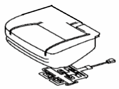 Lexus 71501-30021 Pad, Front Seat Cushion, RH(For Separate Type)