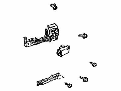 Lexus 69202-30040 Front Door Outside Handle Frame Sub-Assembly, Left