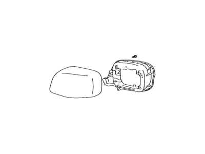 Lexus 87915-50030-A0 Cover, Outer Mirror, RH