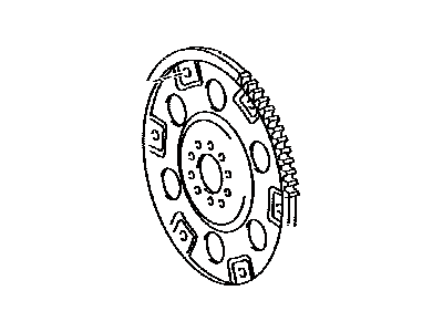 Lexus 32101-50010 Gear Sub-Assy, Drive Plate & Ring