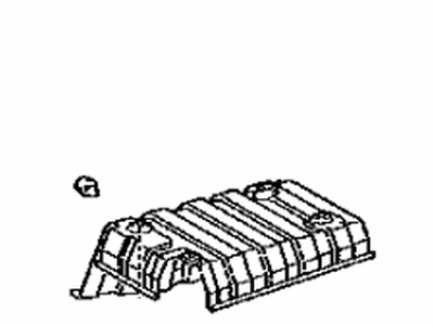 Lexus 58328-30034 Insulator, Main Muffler Heat, LH