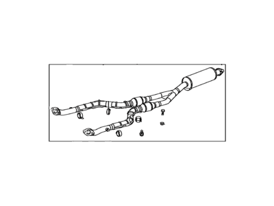 Lexus 17410-31460 Front Exhaust Pipe Assembly